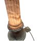 Vintage Alabaster Pillar With Lamp, 1970/80s