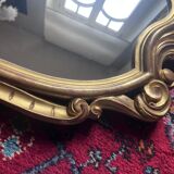 Baroque mirror in gilded wood