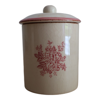Spice jar with floral lid