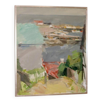 "Boat Scene" by Adrian Van Arkel