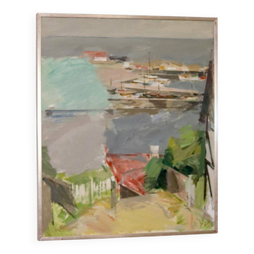 "Boat Scene" by Adrian Van Arkel