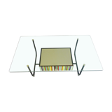 Top glass coffee table