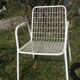 4 armchairs EMU model Rio Italian vintage 2 red and 2 white