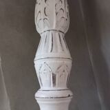 Large carved wood candlestick