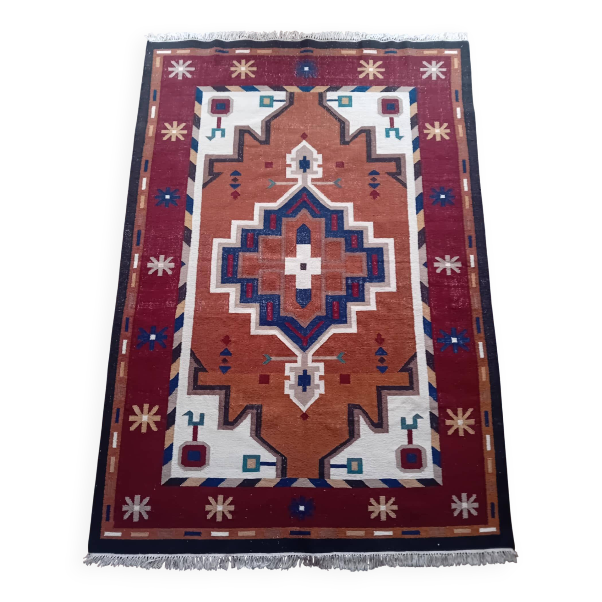 Handmade Indo-Caucasian Kilim 287x203cm