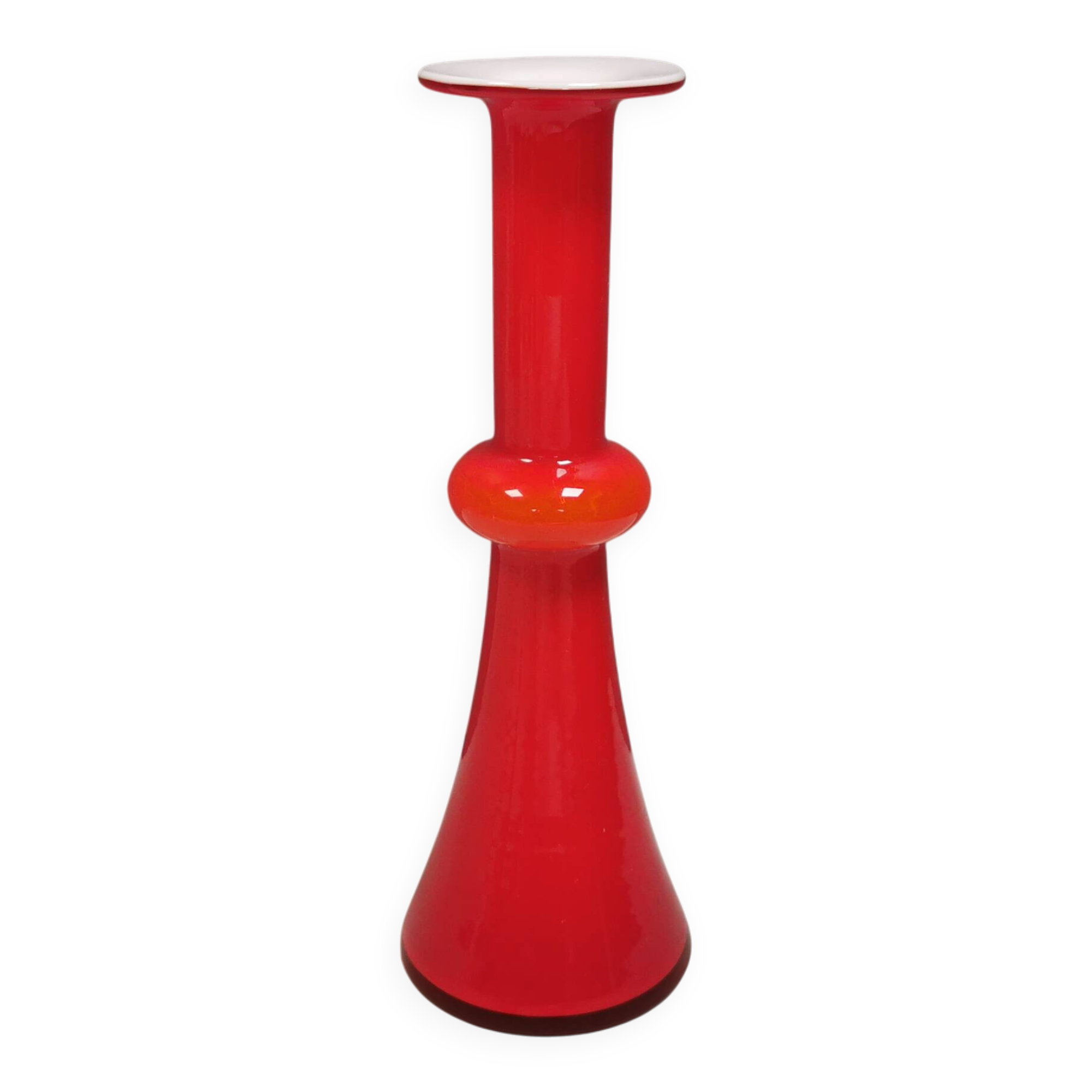 Elegant Carnaby vase from the Danish brand Holmegaard, 1968–76.