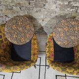 Pair of polystyrene cocktail shells 1970s