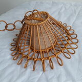 Vintage rattan suspension