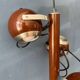 Brown vintage space age pendant lamp with three eyeball shades
