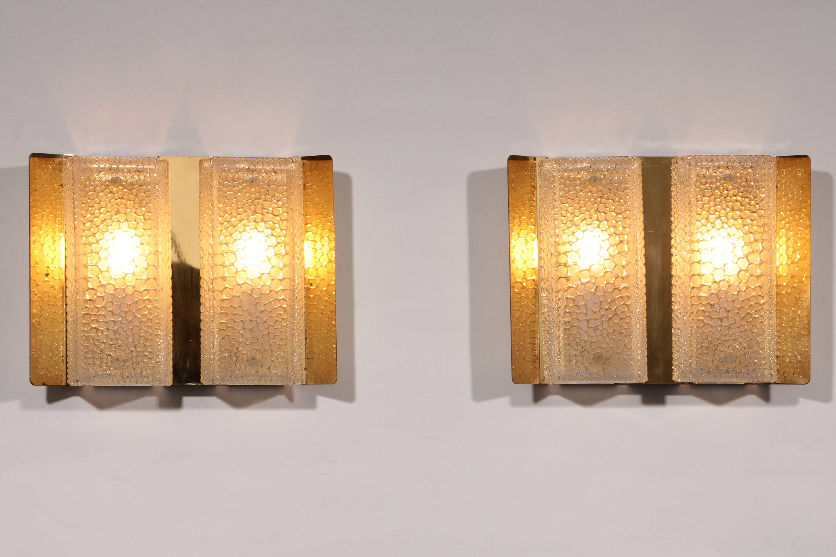 Design Wall Lamps by Falkenbergs Belysning 1960, Sweden