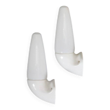 Set of 2 IFÖ “6035” / Stig Carlsson ceramic / glass / wall lamps / mid-century modern design