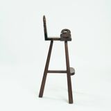 2 tabourets de bar espagnols brutalistes, années 1960