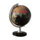 Globe terrestre lumineux noir