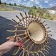 Vintage rattan and bamboo pendant – Louis Sognot style (1960s)