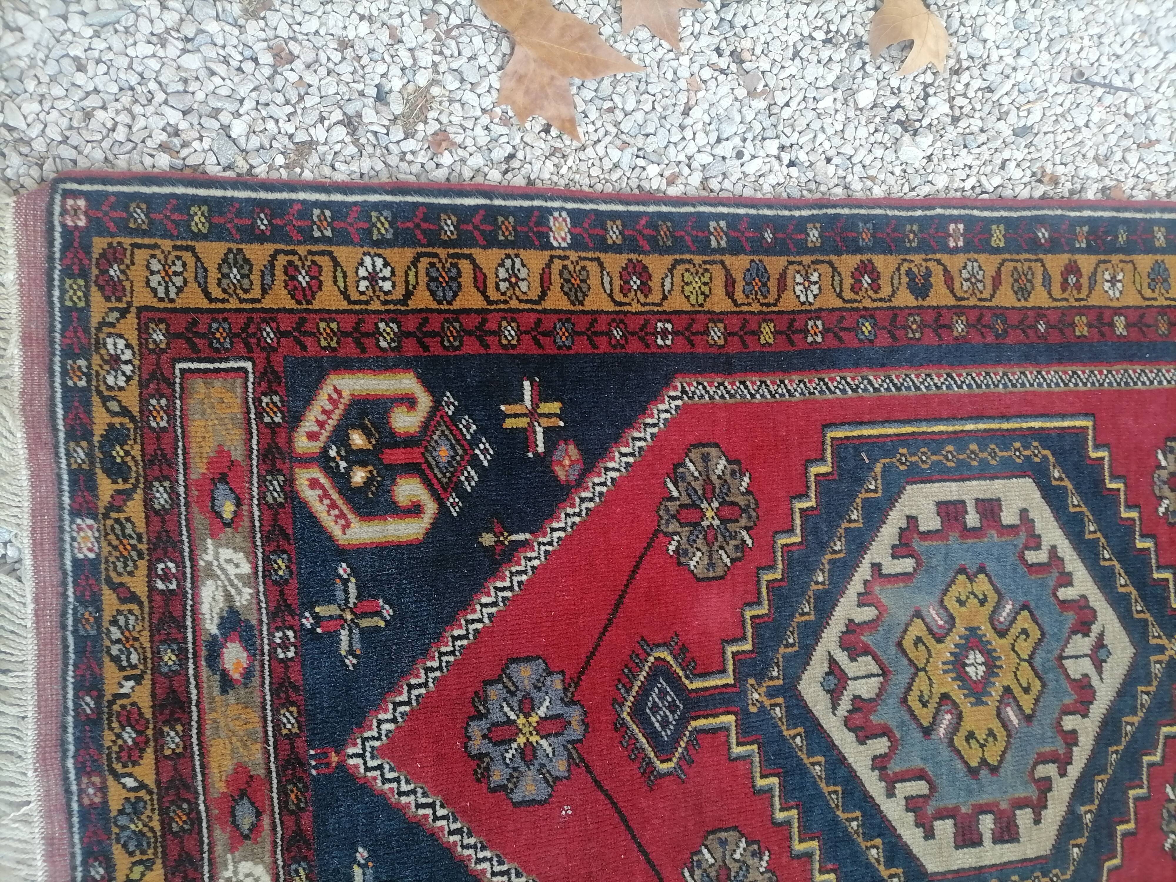 Old oriental carpet. Turkey