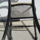 Napoleon III chair in blackened wood