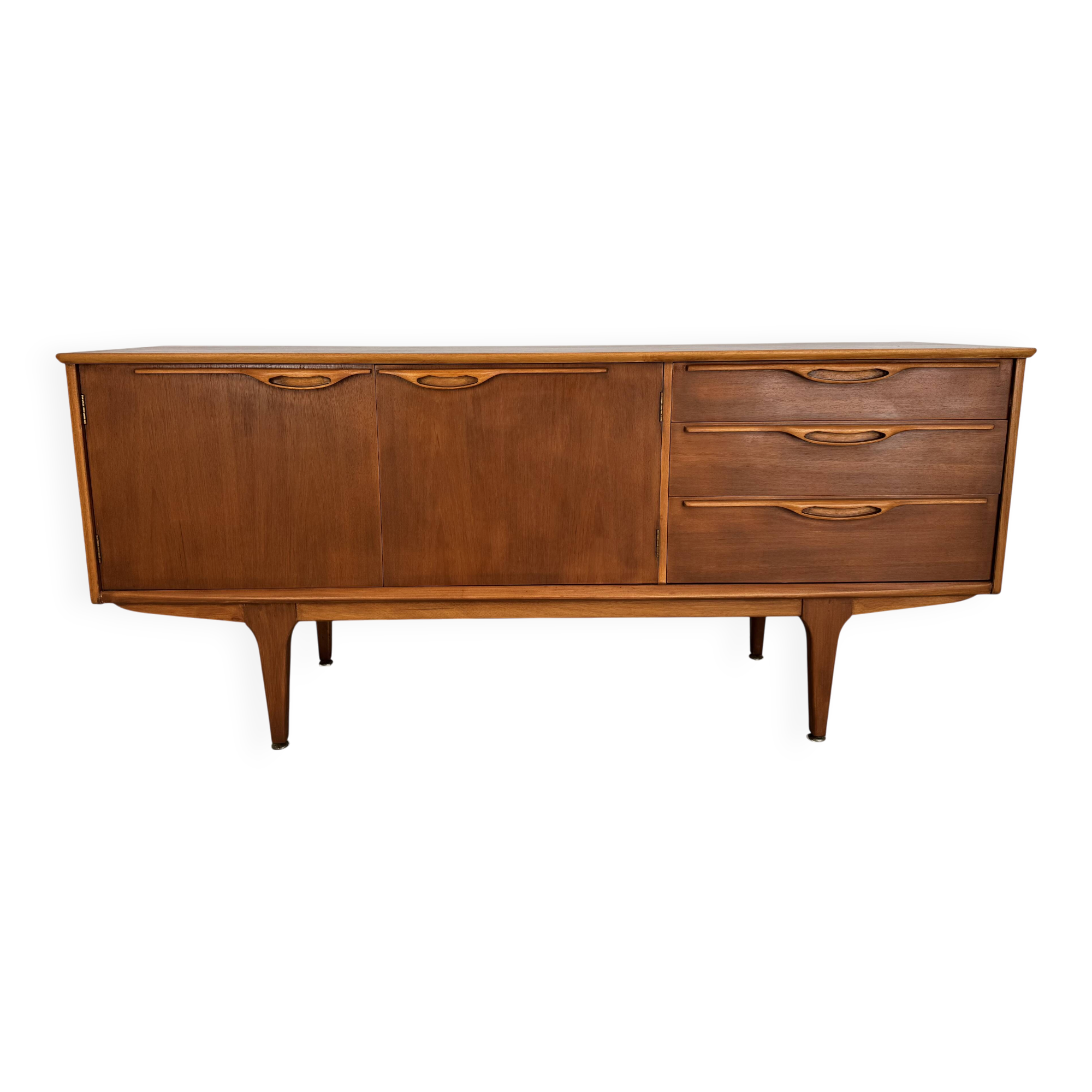 Buffet en teck vintage par Jentique des années 1960.