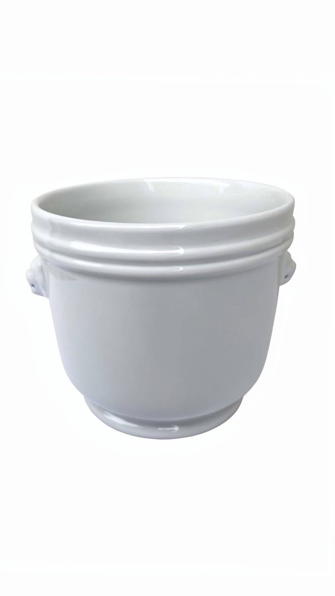 Lion head cache-pot