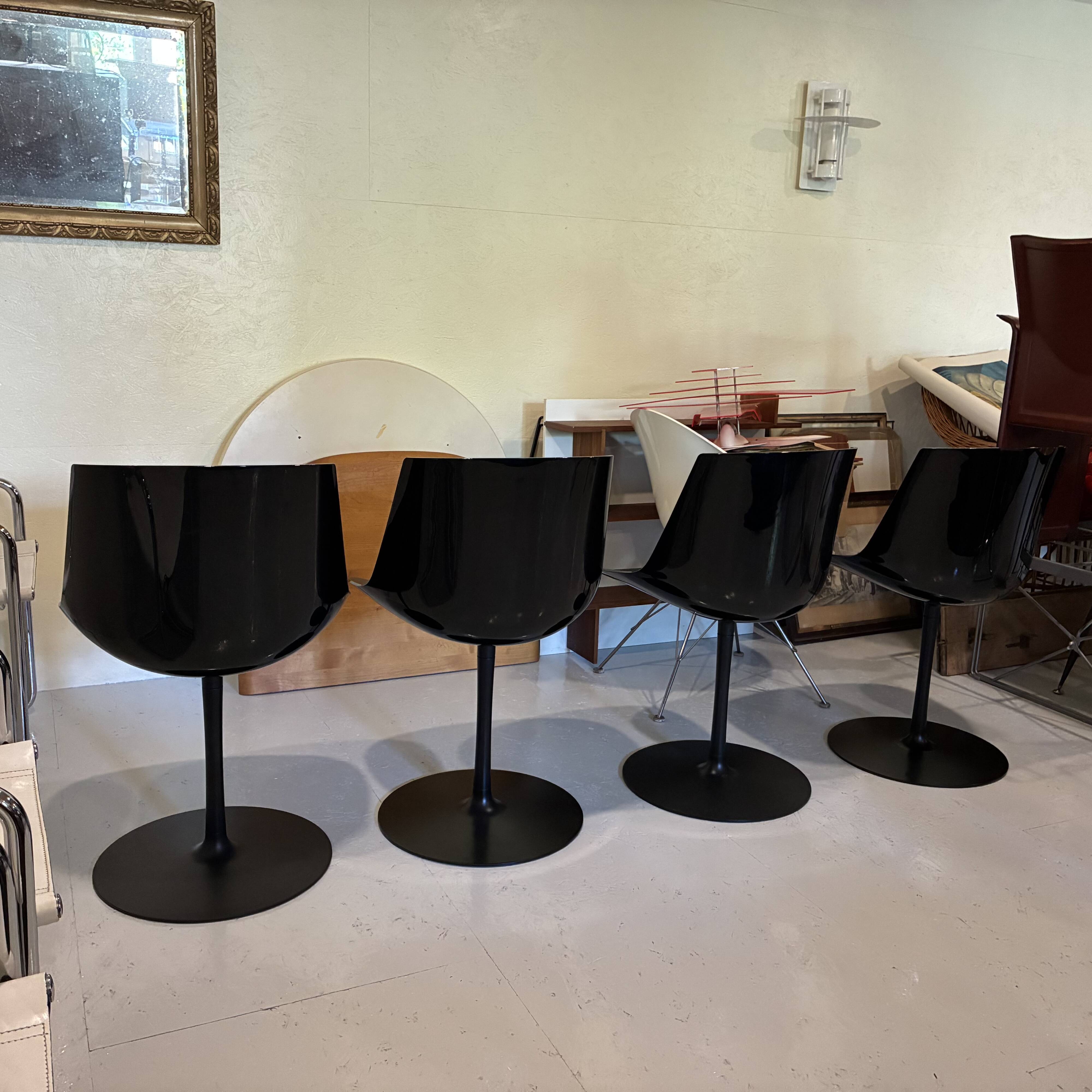 Set de 4 chaises MDF ITALIA modèle  FLOW