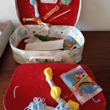 Suitcase sewing kit child, 1960