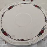 Set of 3 large Sarreguemines Obernai model saucers