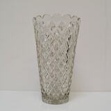 Mid-century Glass Vase,by Glasswork Novy Bor,1960's.