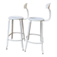 Paire de chaises Nicolle blanche