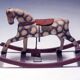 Antique Rocking Horse, 1940s, Czechoslovakia