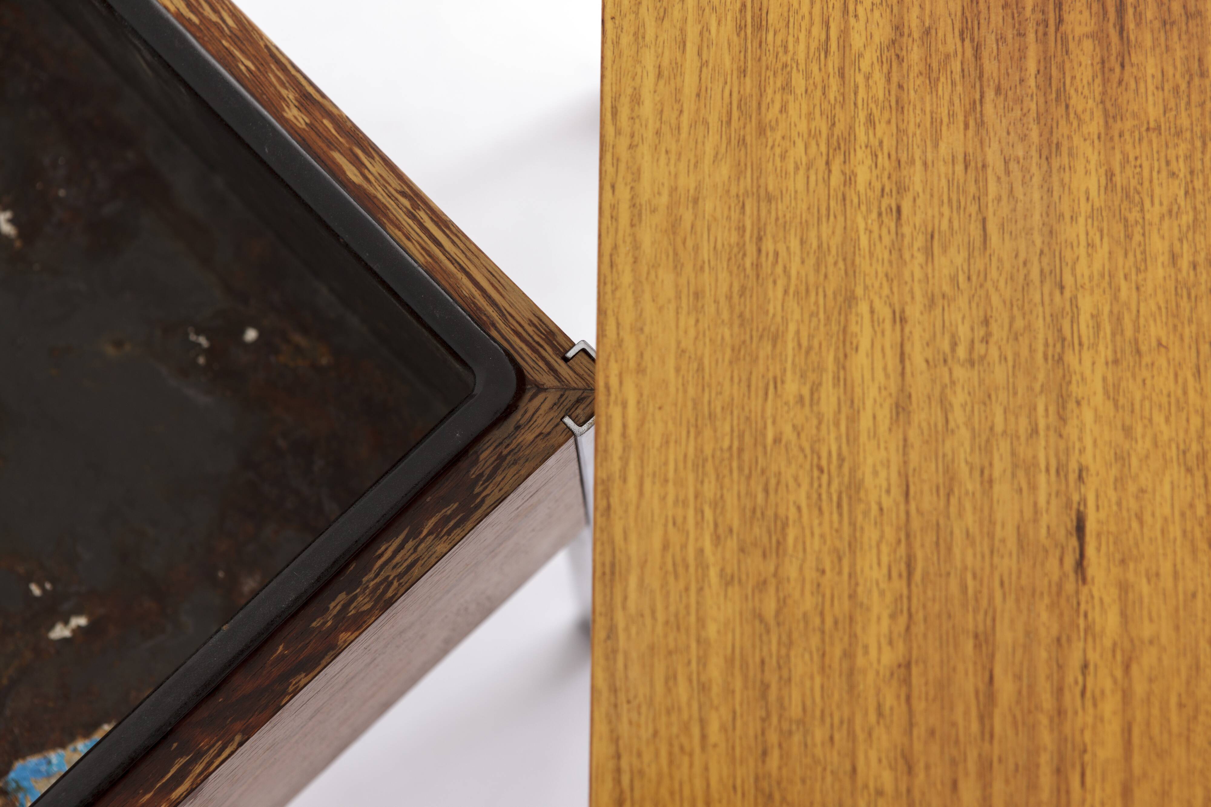 Vintage set, side table + flowers pot table, 1960s