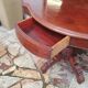 Mahogany violin pedestal table, 19th century