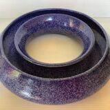 Blue speckled wreath flower pick