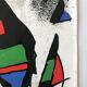 Poster in lithograph by Joan Miro, Galerie Maeght, 1978
