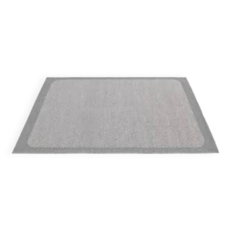 Beige wool rug