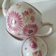 Henriot Quimper pink teapot