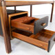 Teak and leather executive writing desk 1960