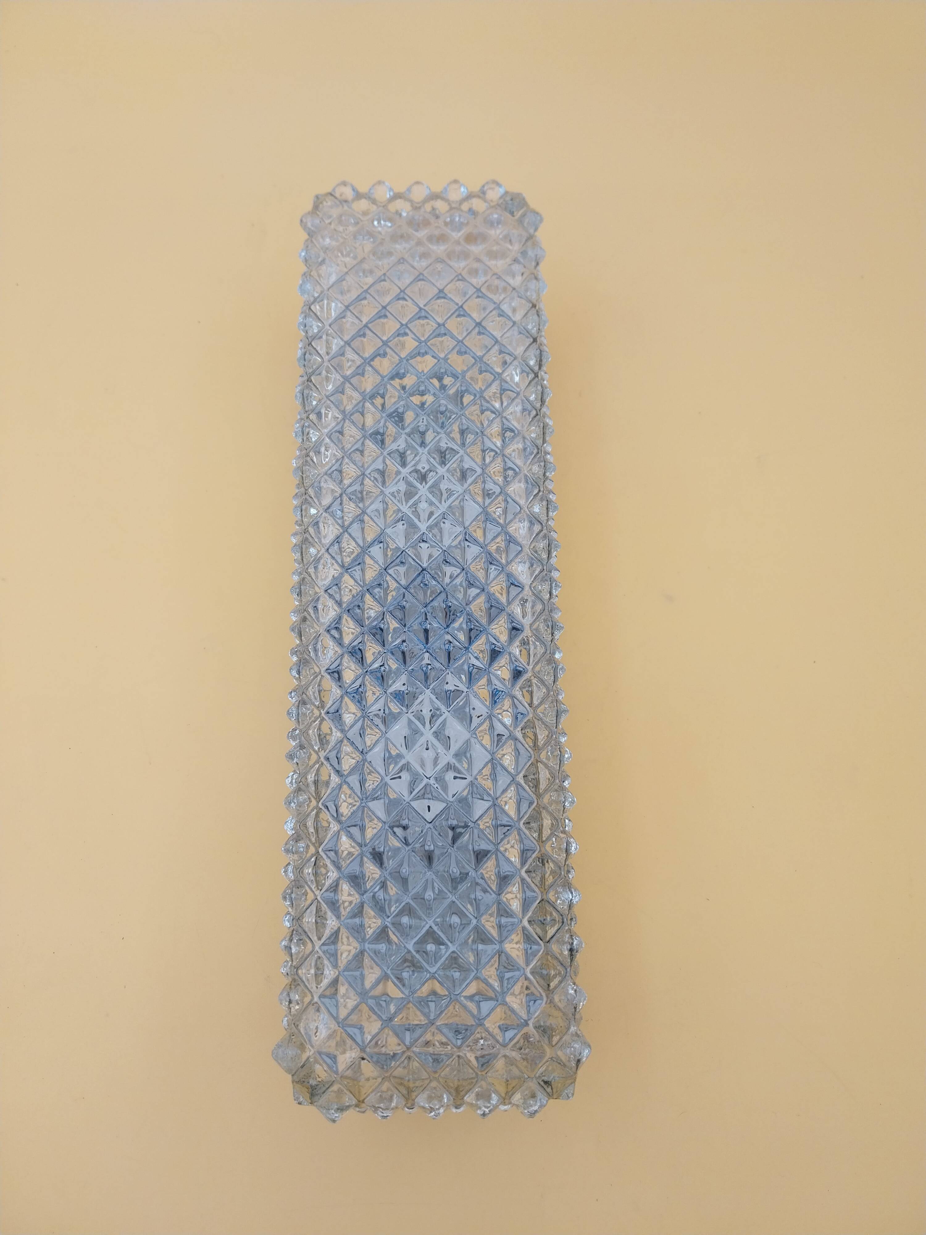Applique en verre et métal
