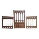 Gothic cloister paneling