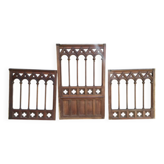 Gothic cloister paneling