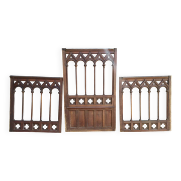 Gothic cloister paneling