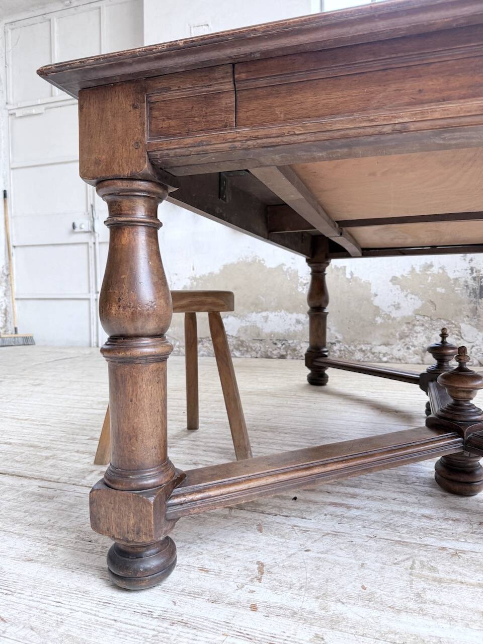 Oak table in Louis XIV style 1900
