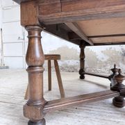 Table chêne style Louis XIV 1900