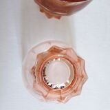 Set of 4 pink digestive glasses, Luminarc