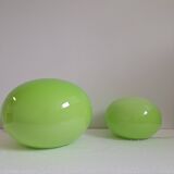 Set of large vintage table lamps by Ilu De Vetro