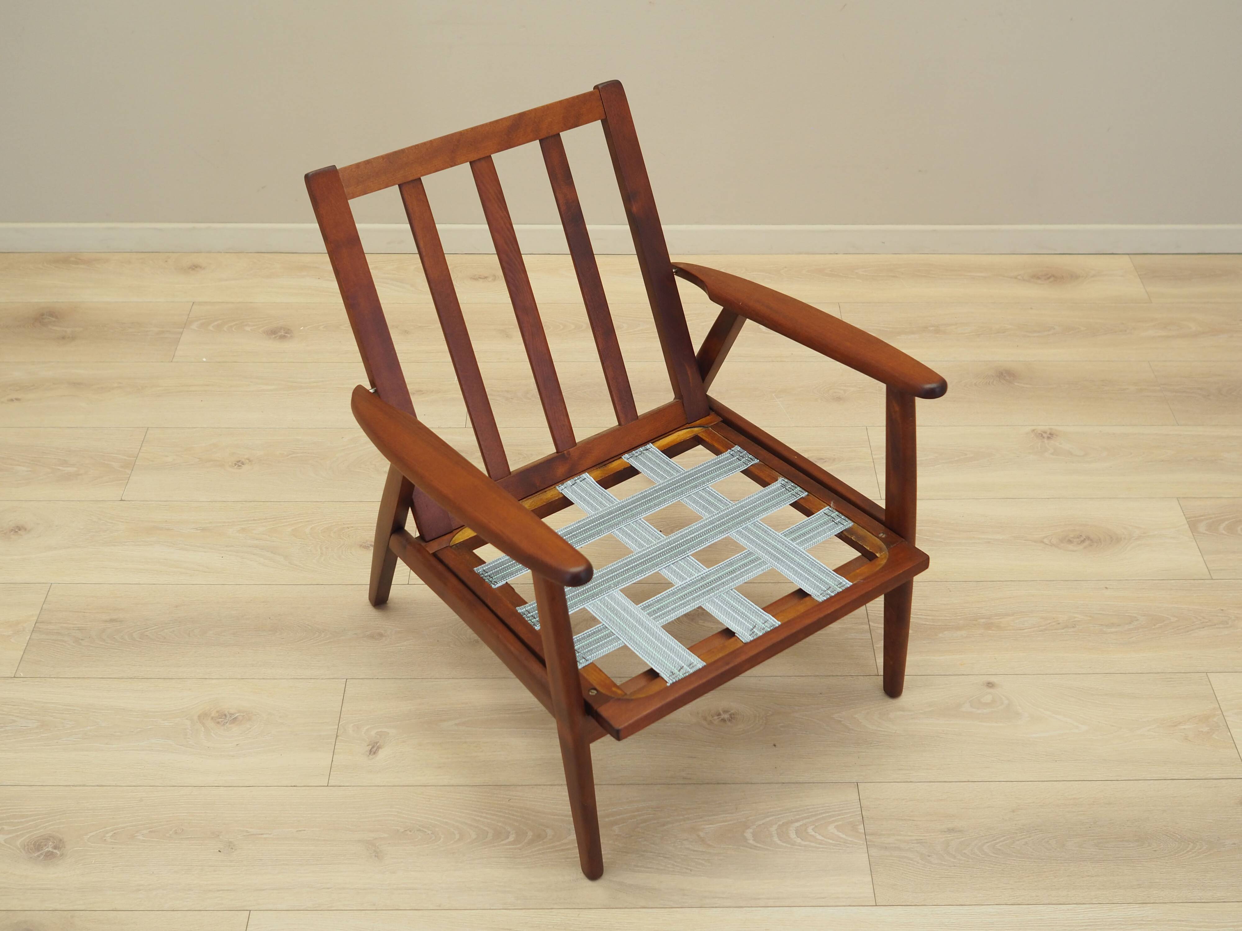 Fauteuil en teck, design danois, années 1970, production : Danemark