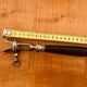 Napoleon III leg of lamb fork from the 19th century with a silver-plated handle and an ebony handle.