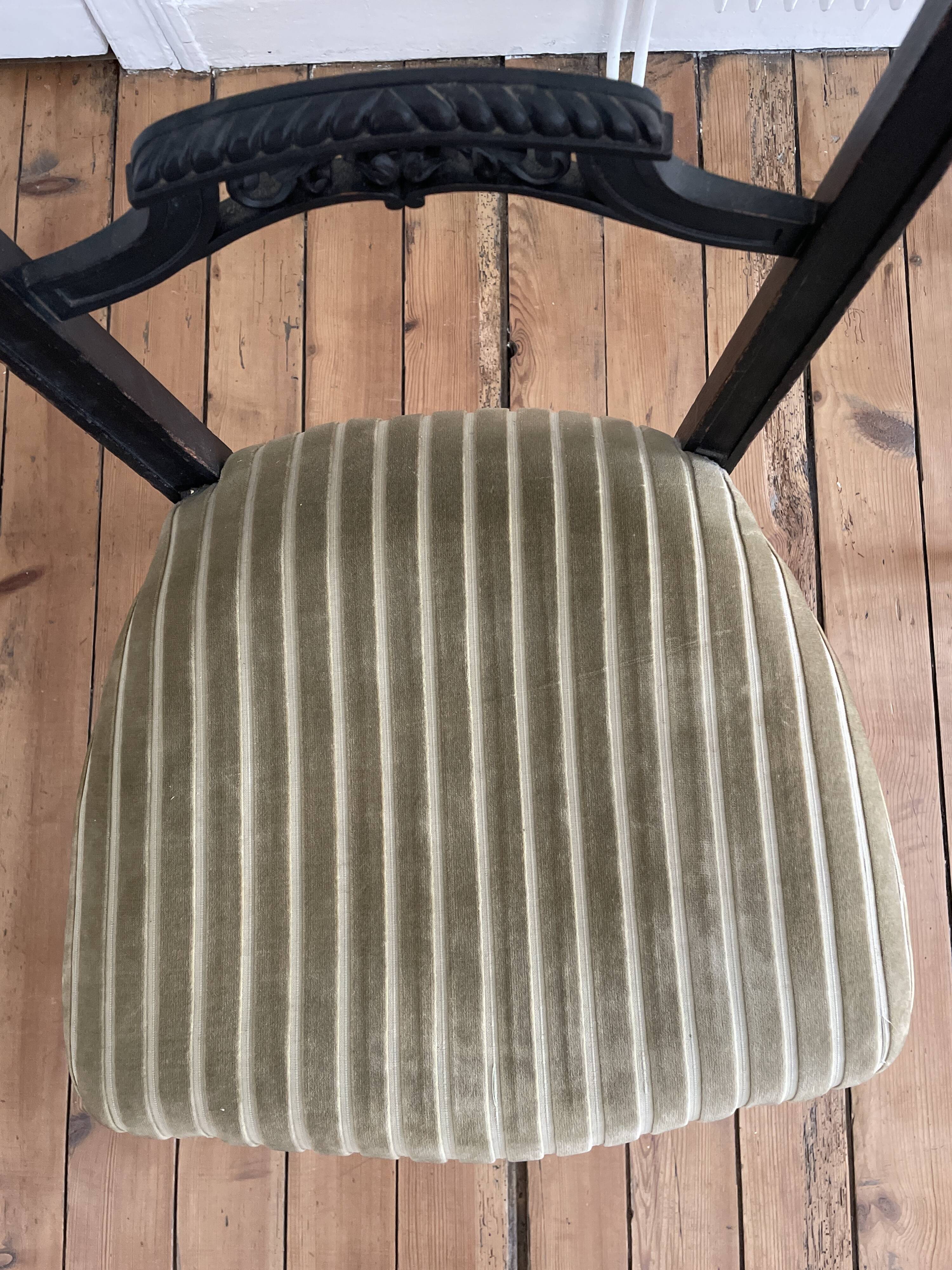 Series of 3 antique chairs Napoleon III