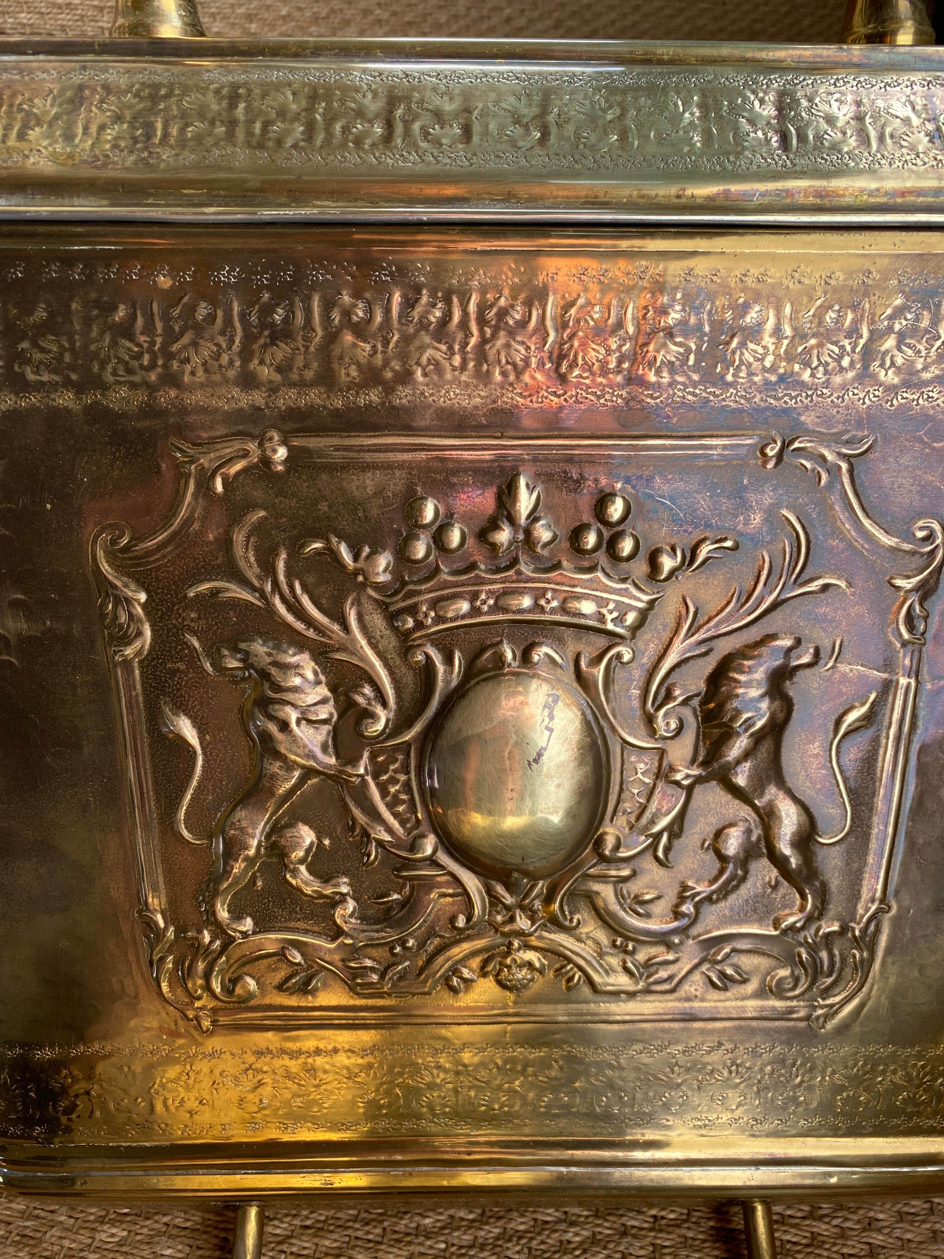 Copper fountain decoration