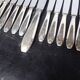 12 + 1 Orbrille knife silver metal art deco period