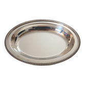 Christofle Malmaison oval serving platter silver-plated metal