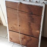 Miroir or patine blanche 72 x 52